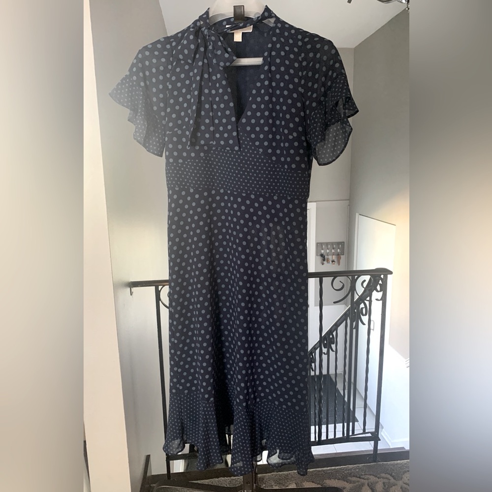 🔵 Michael Kors Polka Dot Dress